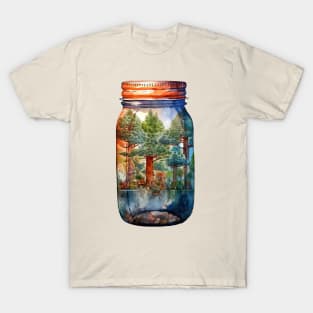 Whimsical Forest Jar T-Shirt